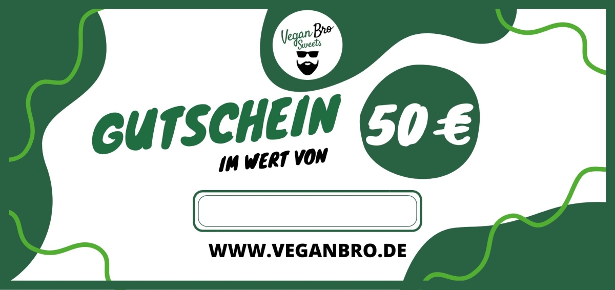 Vegan Bro Gutschein 50€